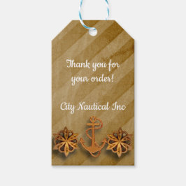 航海用テンプレート（業務または個人用）: 贈り物やお礼に ギフトタグ