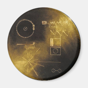 航海者のゴールドレコード マグネット