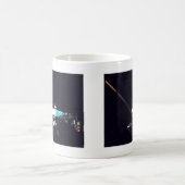 航海者の宇宙船 コーヒーマグカップ (中央)