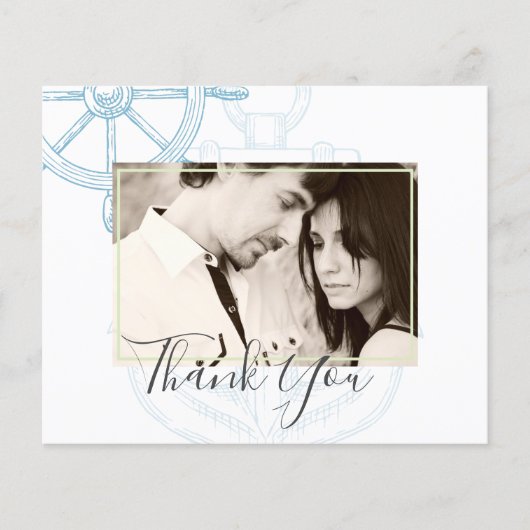 航海船の輪のウェディング チラシ (正面)