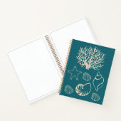 航海貝殻スケッチブックギフト ノートブック (内部)