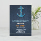 航海退職パーティー招待状 招待状 (スタンド正面)