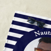 航海面白写真 バチェラーウィークエンド ビーチタオル (インサイチュ)