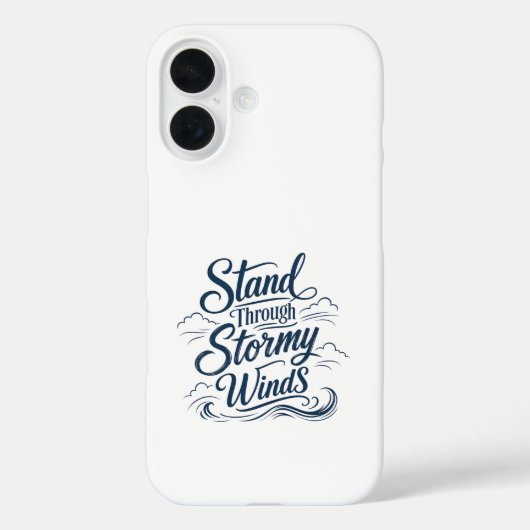 航海風のiPhone/iPadケース 嵐の風を乗り越えろ Case-Mate iPhoneケース (裏面)