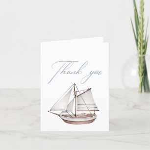航海 オーシャン セーリングボート 感謝カード