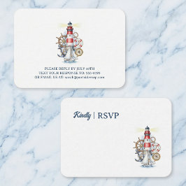 航海 オーシャン ビーコン RSVP エンクロージャーカード
