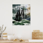 航海 – コロンバス海 ポスター (キッチン)