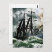 航海 – コロンバス海 ポストカード (正面/裏面)