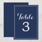 航海 | テーブルナンバー (正面/裏面)