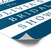 航海 ネイビー ブライダル シャワー ウェルカム サイン (角)