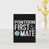 航海 ボート ポンテューン ファースト メイト アンカー カード (黄色い花)