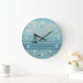 航海 ラージ壁時計 (ホーム)
