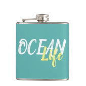 航海 OCEAN LIFE レタリング | フラスク (正面)