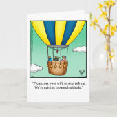 航空おもしろい履歴月グリーティングカード カード (黄色い花)