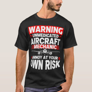 航空おもしろい整備士飛行機整備士1 Tシャツ