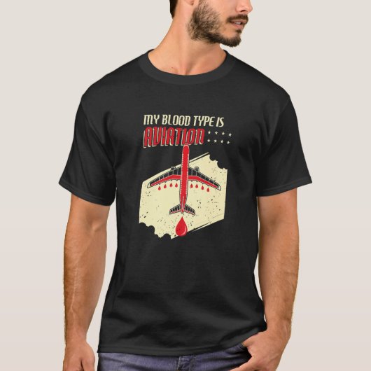 航空おもしろい用飛行機パイロット機航空機 Tシャツ (正面)