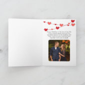 航空おもしろい、写真、ボーイフレンド、ロマンチック誕生日 カード (内部)