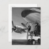 航空のアイコン ポストカード (正面/裏面)