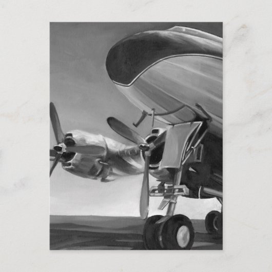 航空のアイコン ポストカード (正面)