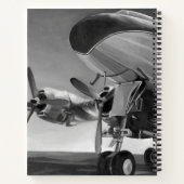 航空アイコン ノートブック (裏面)