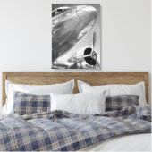 航空アイコン：閉じるビュー キャンバスプリント (インサイチュ (寝室))