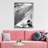 航空アイコン：閉じるビュー キャンバスプリント (インサイチュ (リビング))