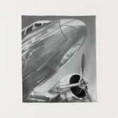 航空アイコン：閉じるビュー タペストリー (正面)