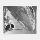 航空アイコン:閉じるビュー フリースブランケット (正面(横))