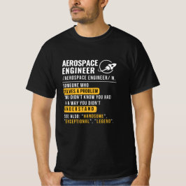 航空エンジニアの定義Tシャツ Tシャツ