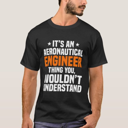 航空エンジニアリング航空機航空宇宙航空宇宙局 Tシャツ (正面)