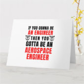 航空エンジニア カード (黄色い花)