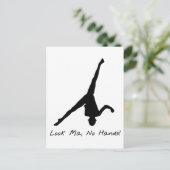 航空カートホイール体操 ポストカード (スタンド正面)