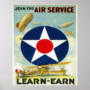 航空サービスに加入 ポスター