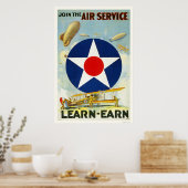 航空サービスに加入 ポスター (キッチン)