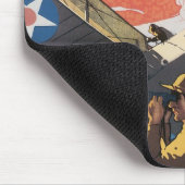 航空サービスに加入 マウスパッド (コーナー)