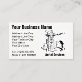 航空サービス漫画の名刺 名刺 (正面)