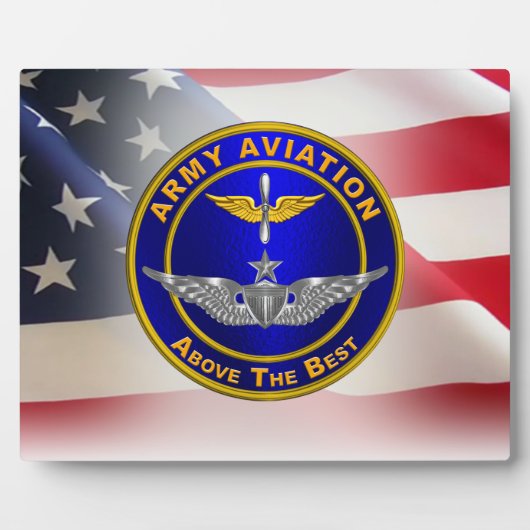 航空シニア・ウィングス軍退役軍人 フォトプラーク (正面)