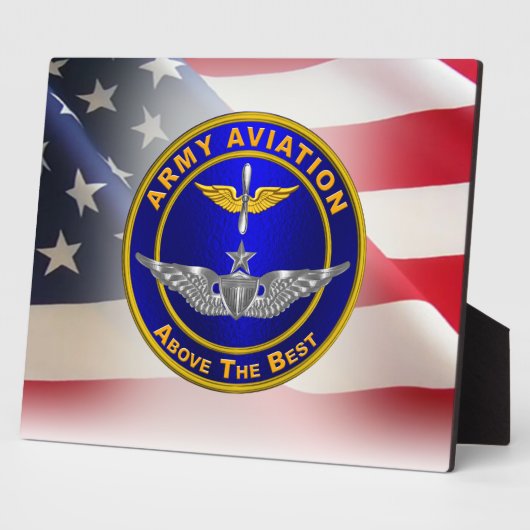 航空シニア・ウィングス軍退役軍人 フォトプラーク (側面)