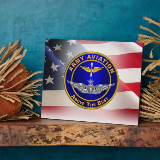 航空シニア・ウィングス軍退役軍人 フォトプラーク (側面)