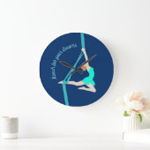 航空シルク ラージ壁時計 (ホーム)