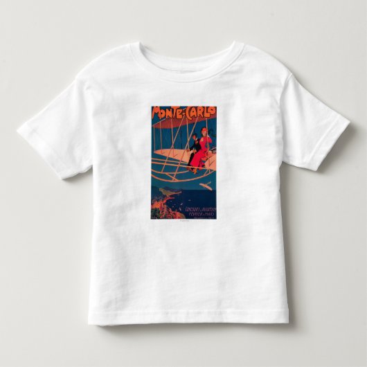 航空スポーツのなポスター トドラーTシャツ (正面)