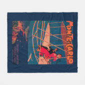 航空スポーツのなポスター フリースブランケット (正面(横))