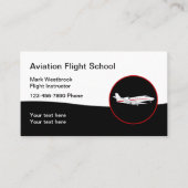 航空テーマフライトインストラクター 名刺 (正面)