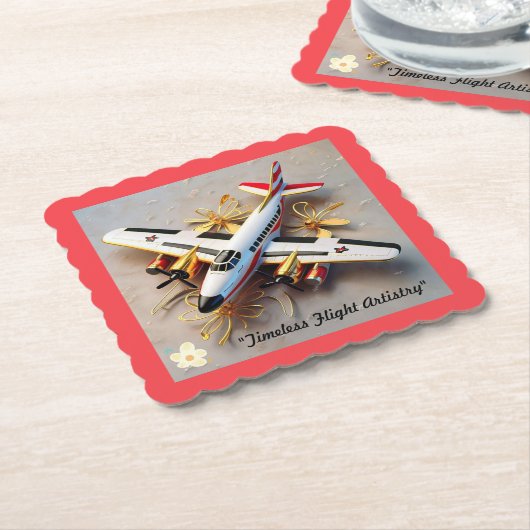 航空デザイン術 ペーパーコースター (アングル)