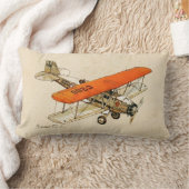 航空デザイン ランバークッション (ブランケット)