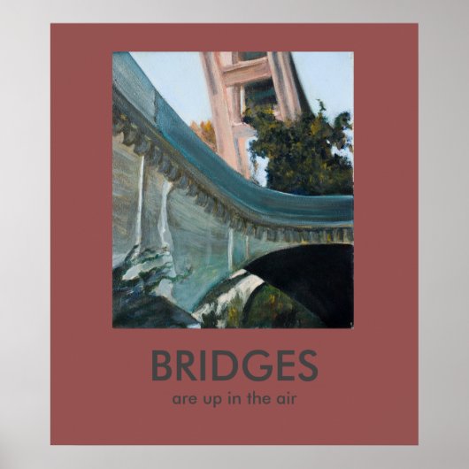 航空デモポスターに橋が架かる ポスター (正面)