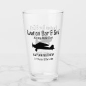 航空バー&グリルビアグラス タンブラーグラス (正面)