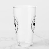 航空バー&グリル飲み物用品ピントビール飲み物用品 タンブラーグラス (左)