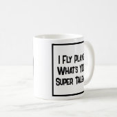 航空パイロットすごい人材。コーヒーマグ コーヒーマグカップ (正面右)