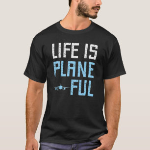 航空パイロット航空主題のPun 企業の. Tシャツ